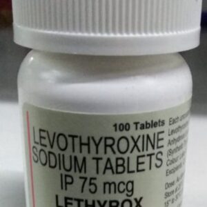 Lethyrox Thyroxine Sodium 75mcg Tablet