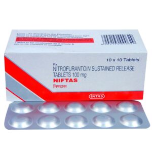 Niftas Nitrofurantoin 100 mg Tablet