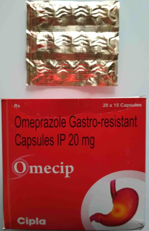 Omecip Omeprazole 20mg Capsule