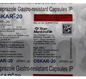 Oskar Omeprazole 20mg Capsule