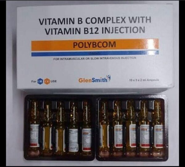 Polybcom Vitamin B Complex with Vitamin B12 Injection