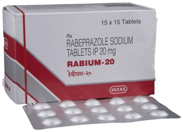 Rabium Rabeprazole 20mg Tablet