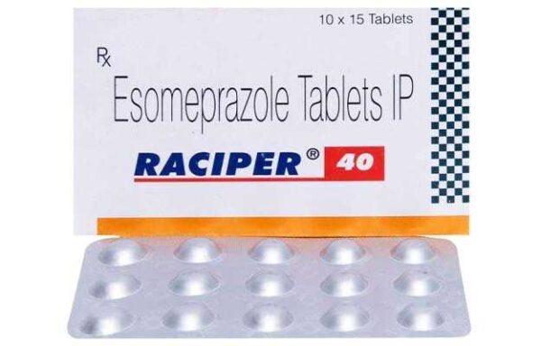 Raciper Esomeprazole 40mg Tablet