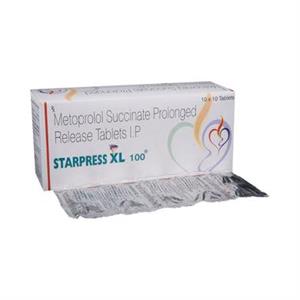 Starpress XL Metoprolol Succinate 100 mg Tablet