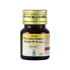 Thyroup Thyroxine Sodium 25mcg Tablet