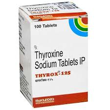 Thyrox Thyroxine Sodium 125mcg Tablet