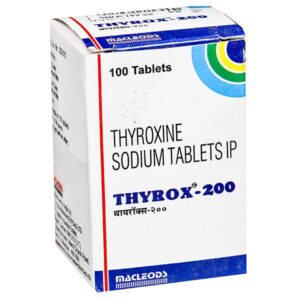 Thyrox Thyroxine Sodium 200mcg Tablet