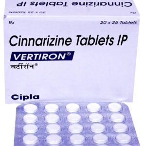 Vertiron Cinnarizine 25mg Tablet