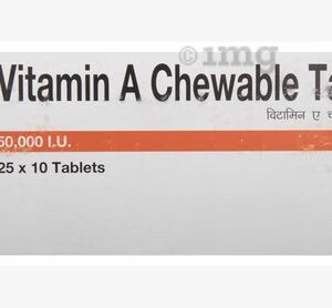 Vitamin A Vitamin A 50000IU Chewable Tablet