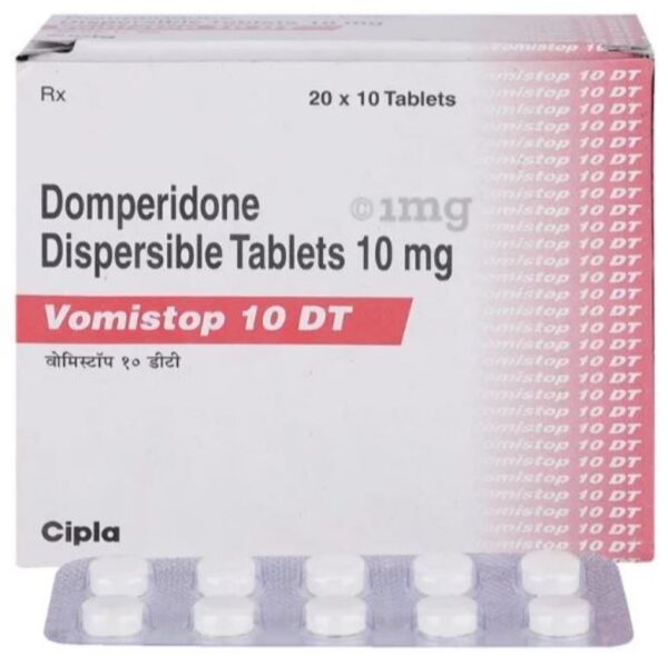 Vomistop Domperidone 10mg DT Tablet