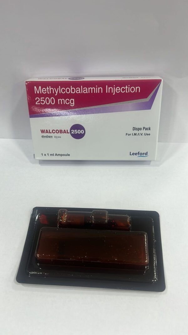 Walcobal Methylcobalamin 2500mcg Injection