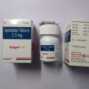 Apigat Apixaban 2.5mg Tablet