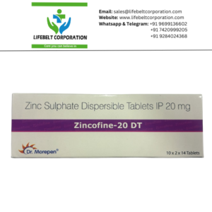 Zincofine Zinc Sulphate Dispersible 20mg DT Tablet