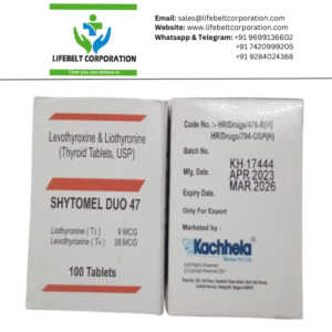 Shytomel Duo Thyroxine Sodium 47 mcg Tablet