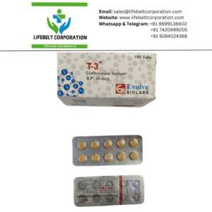 T3 Liothyronine Sodium 20 mcg Tablet