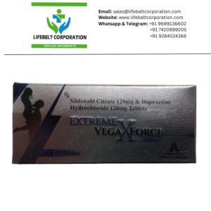 Extreme Vega X Force Sildenafil 100 mg + Dapoxetine 100 mg Tablet