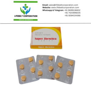 Super Zhewitra Vardenafil 20 mg + Dapoxetin 60 mg Tablet