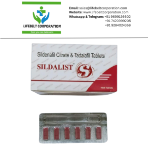 Sildalist Sildenafil 100 mg + Tadalafil 20 mg  Tablet