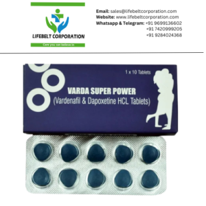 Varda Super Power Vardenafil  40   mg + Dapoxetine  60  mg Tablet