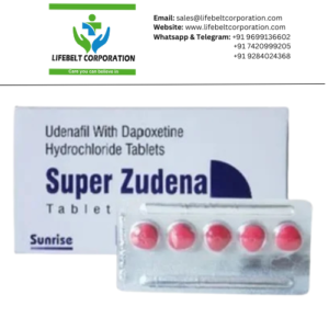 Super Zudena Udenafil 100  mg + Dapoxetine  60 mg  Tablet