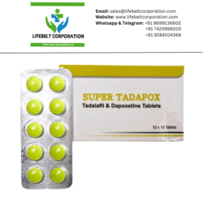 Super Tadapox Tadalafil 40  Mg + Dapoxetinne 60 mg  Tablet